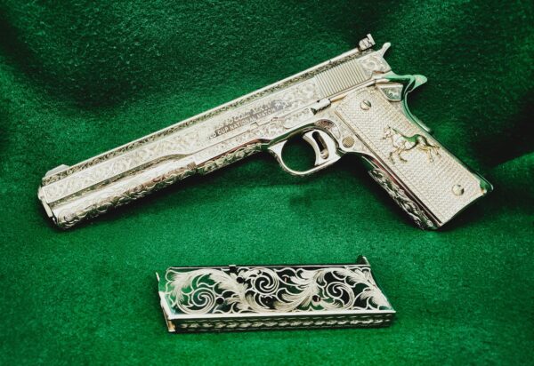 1911 Colt .45 GC NM Engraved / Polished